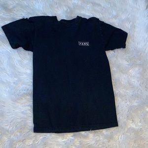 black short sleeve vans shirt